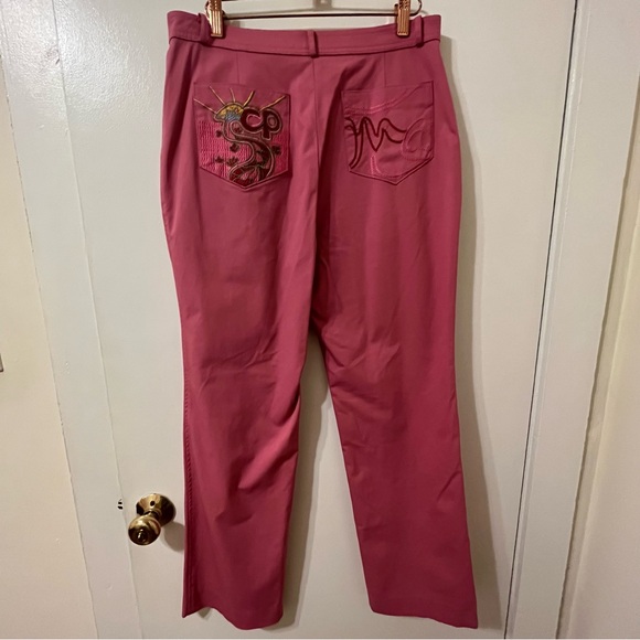 Funky pink embroidered pants - Picture 5 of 5